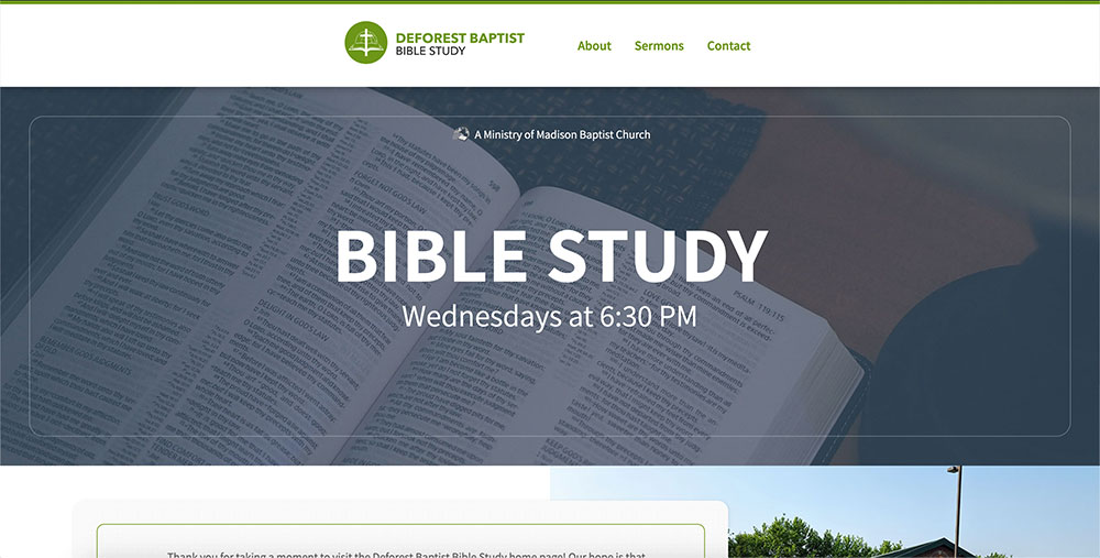 Deforest Baptist Bible Study